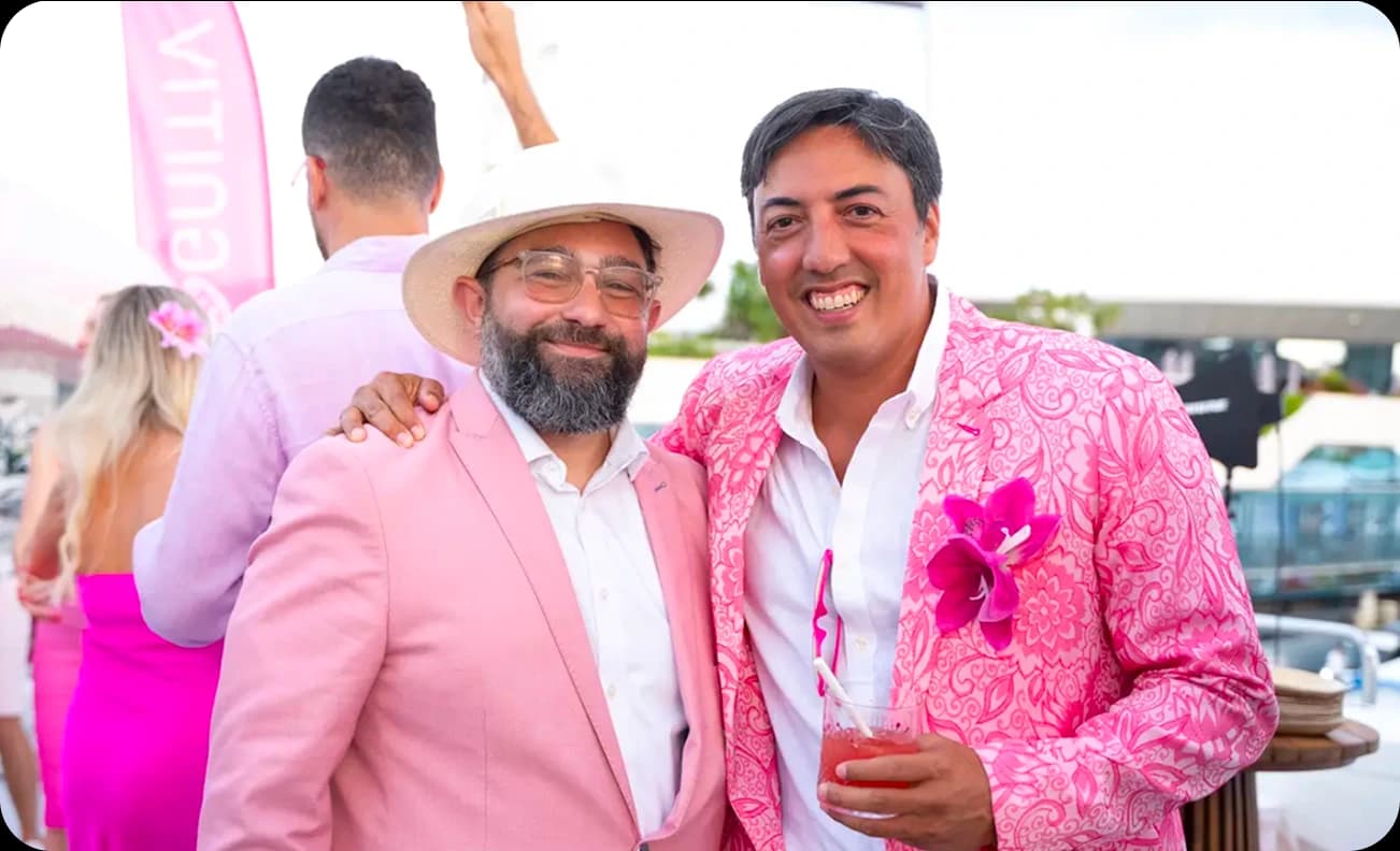 Couple at the event